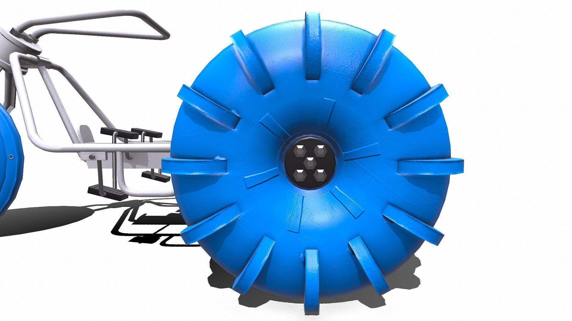 Water Trike Low-poly PBR Low-poly 3D model_42