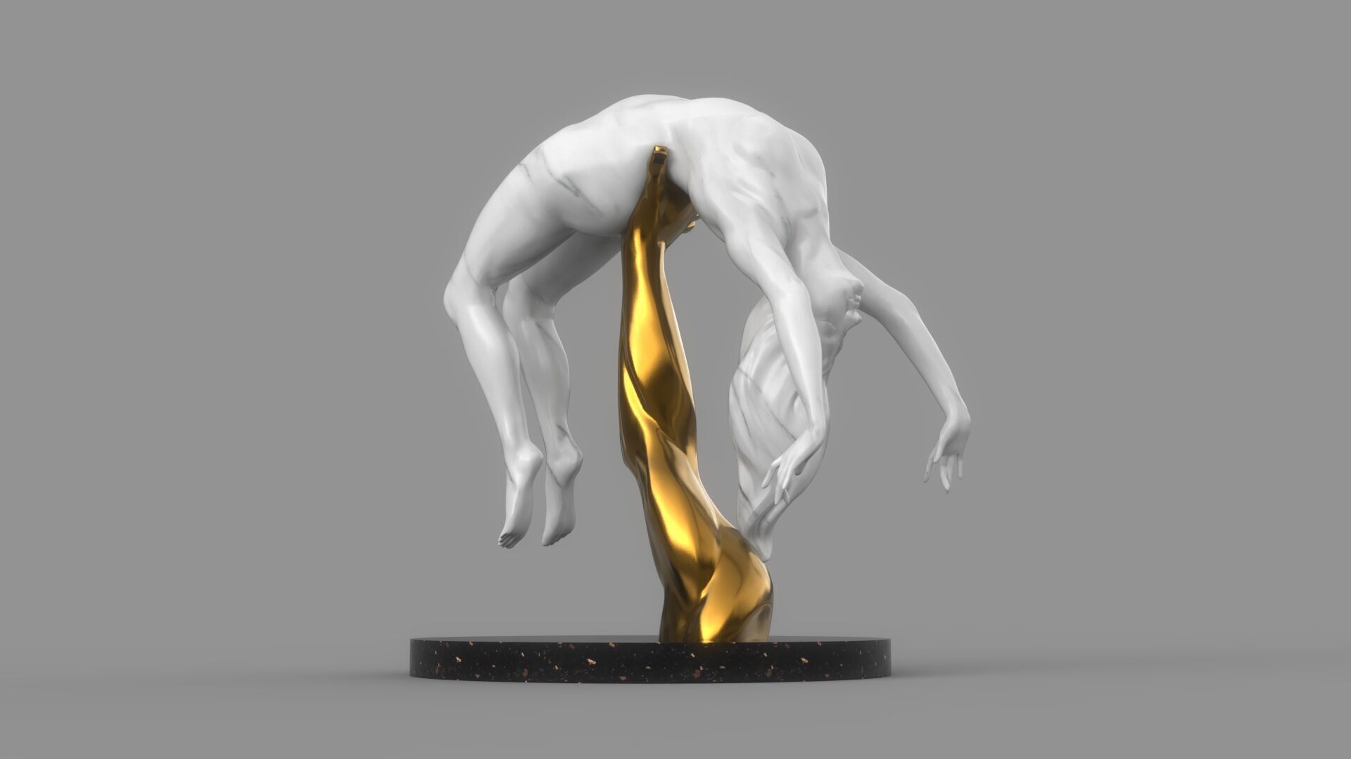 Support sculpture 3D model_6