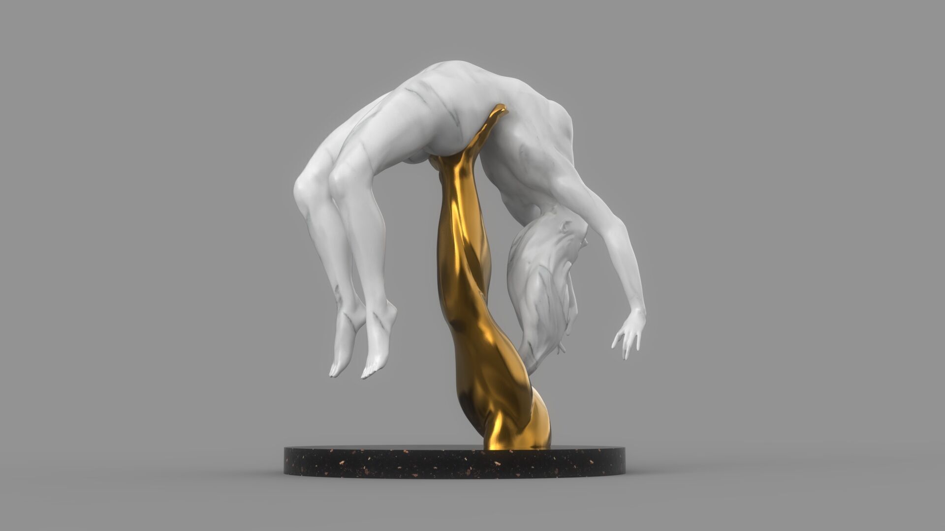 Support sculpture 3D model_4