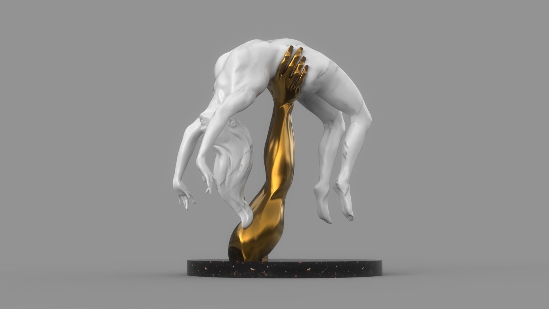 Support sculpture 3D model_10