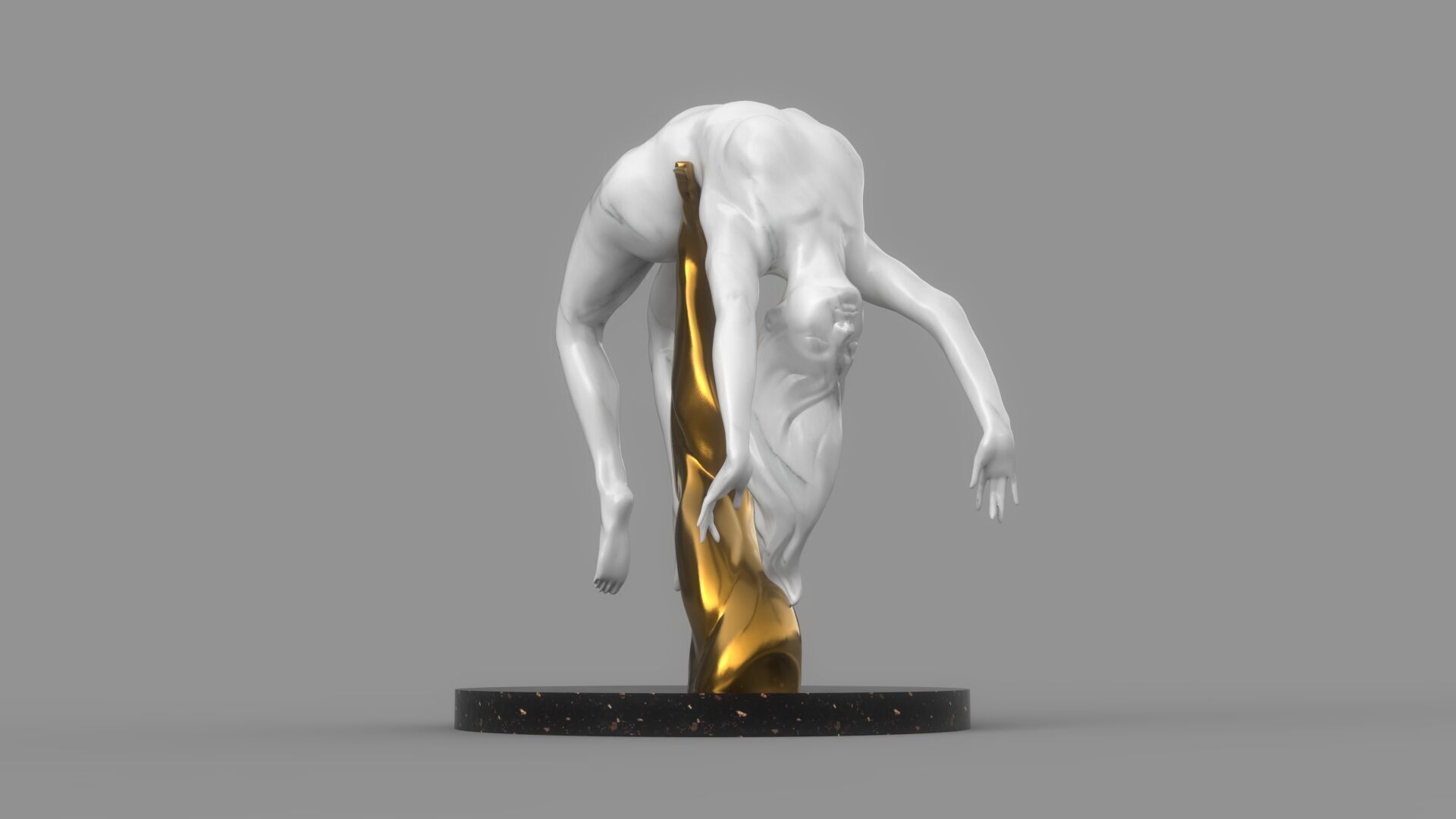 Support sculpture 3D model_7