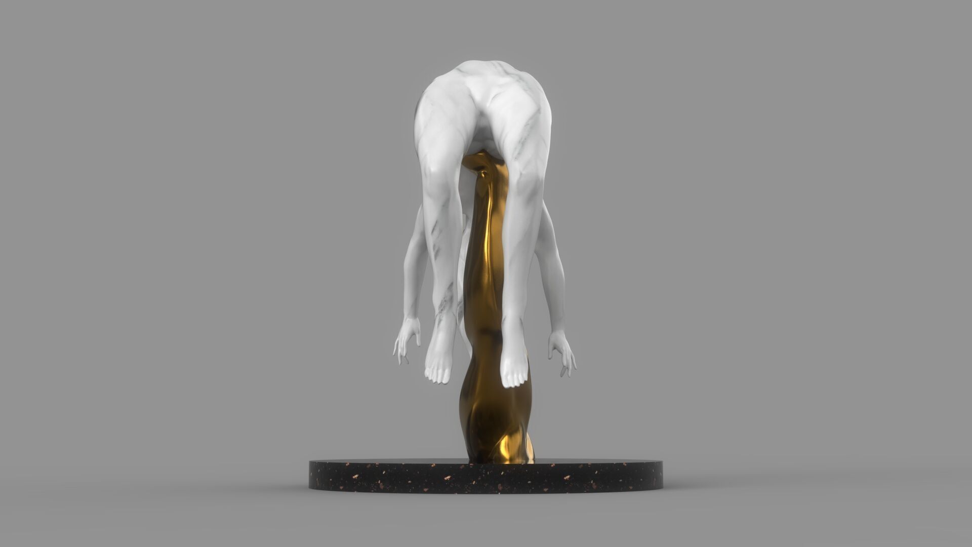 Support sculpture 3D model_2