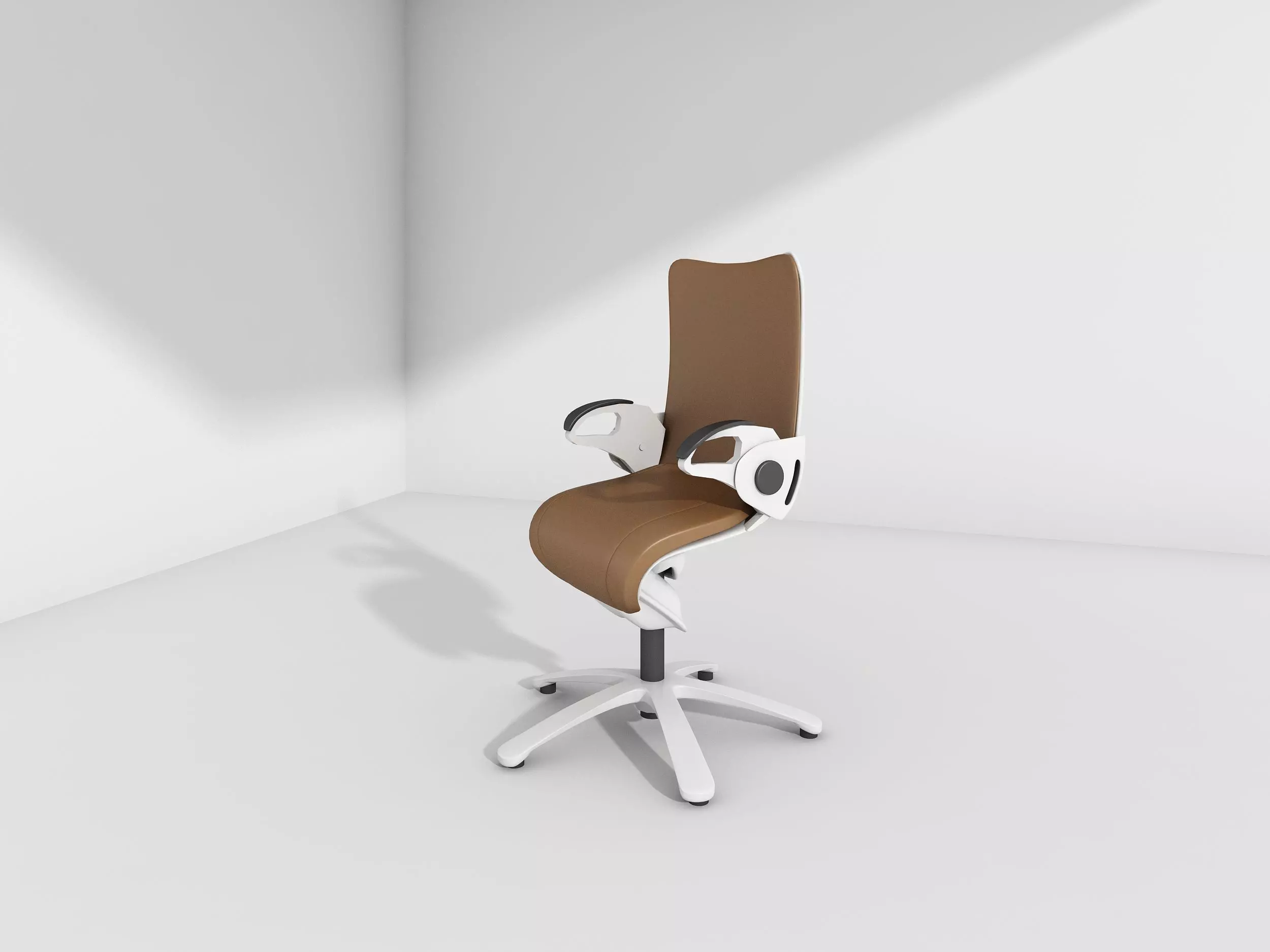 Ergonomic chair 3D print model_0