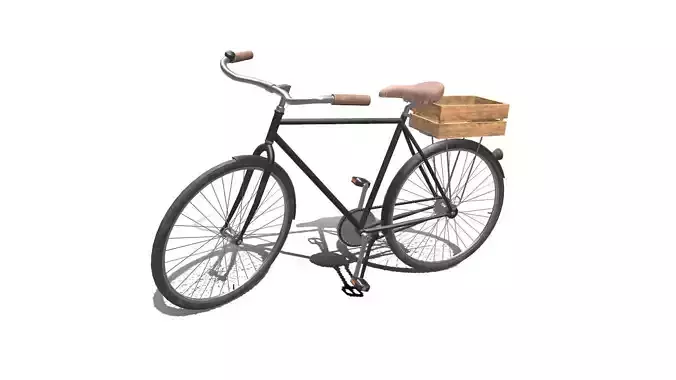 Old Bicycle Low-poly PBR