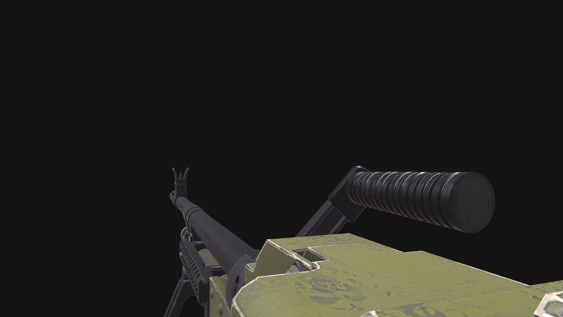 KSP 58 Machine Gun Low-poly PBR Low-poly 3D model_25