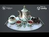 Tea Set 1 Low-poly 3D model_1