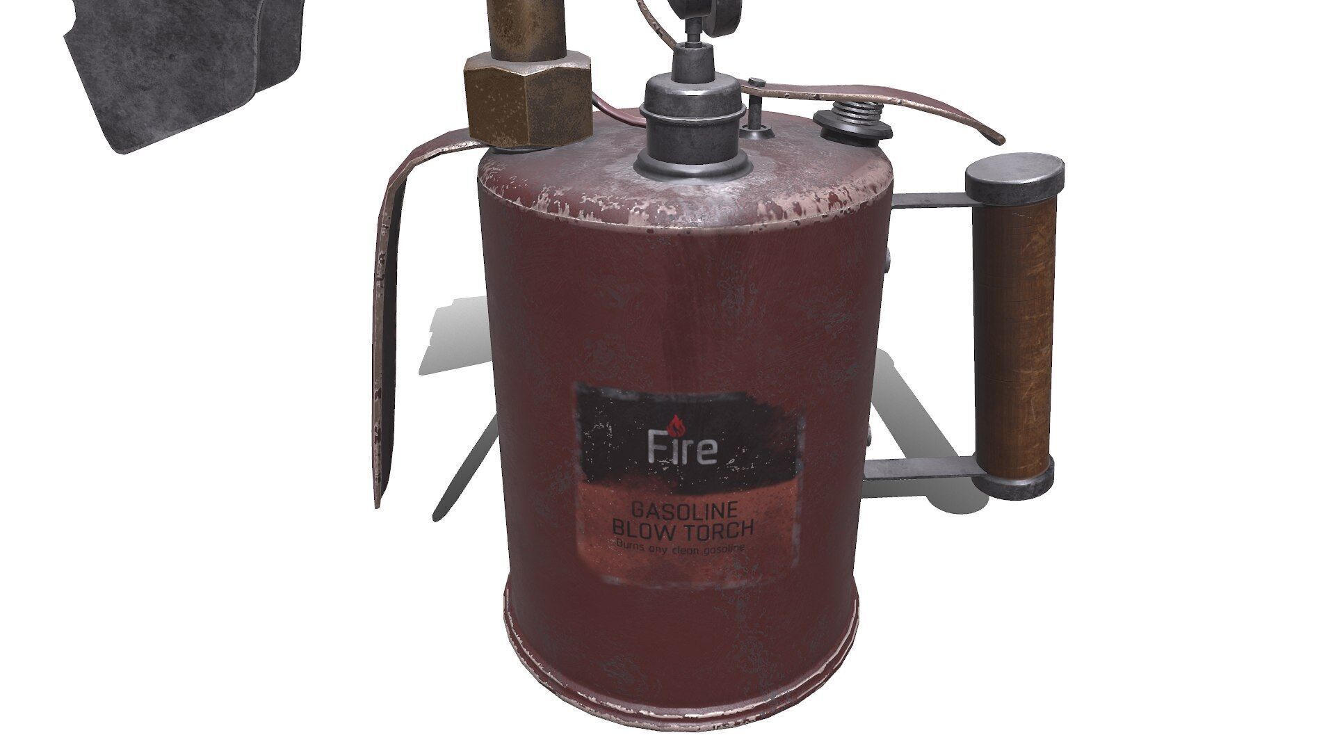 Blowtorch Low-poly PBR Low-poly 3D model_11