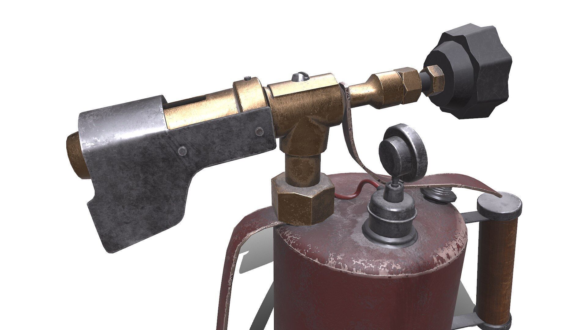 Blowtorch Low-poly PBR Low-poly 3D model_10