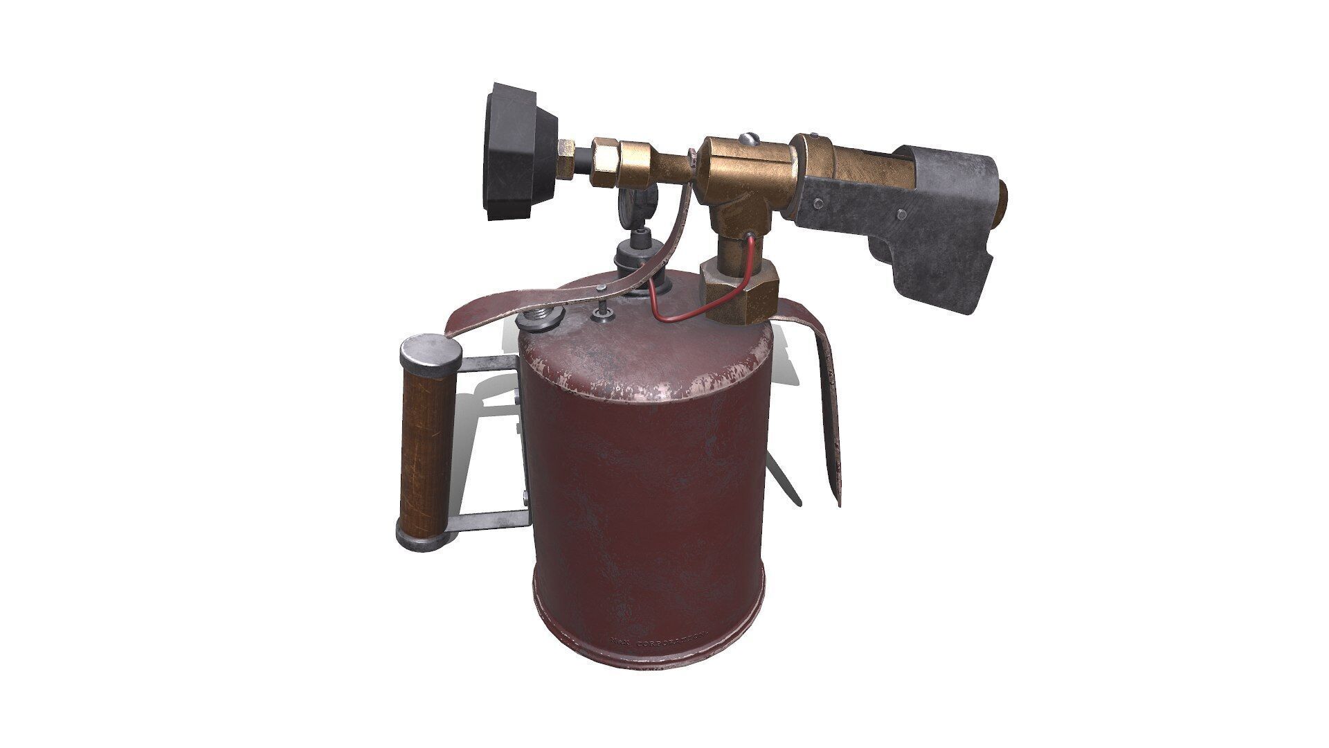Blowtorch Low-poly PBR Low-poly 3D model_5