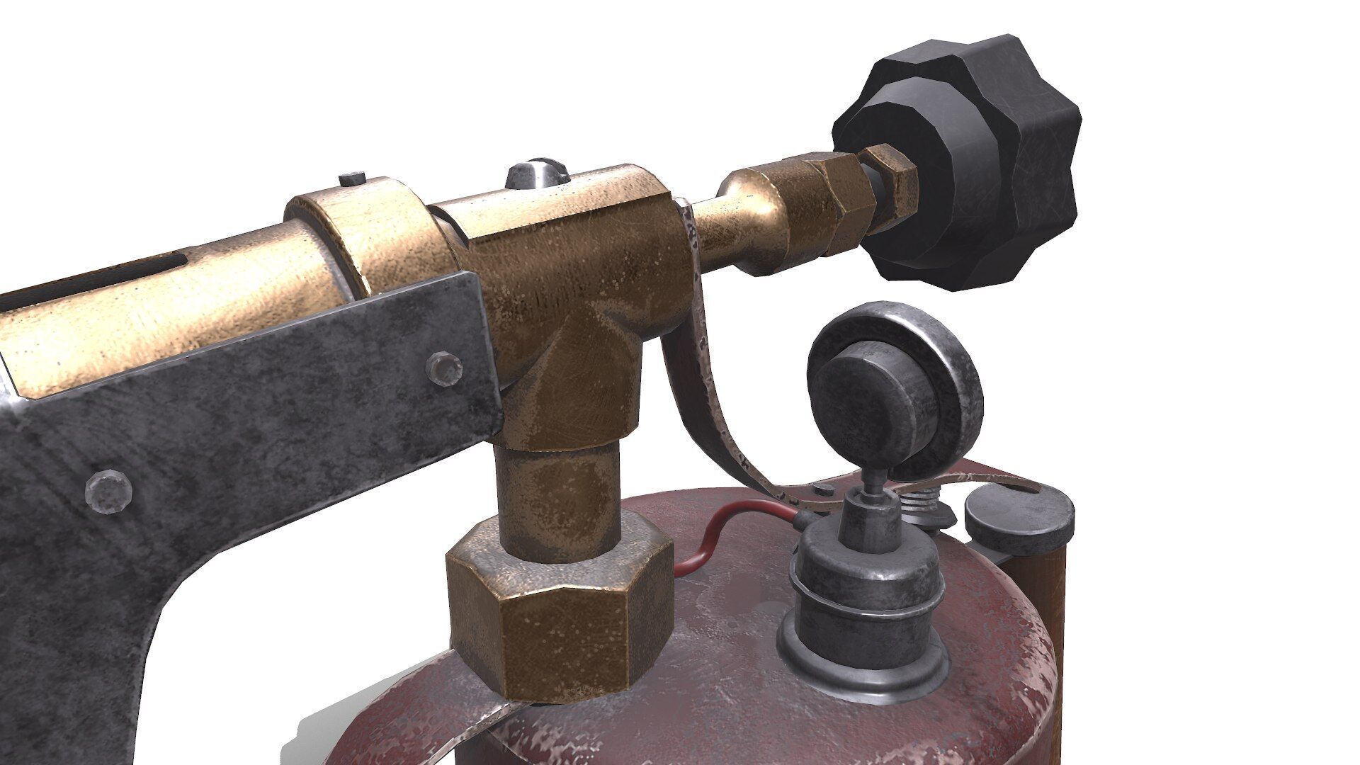 Blowtorch Low-poly PBR Low-poly 3D model_17