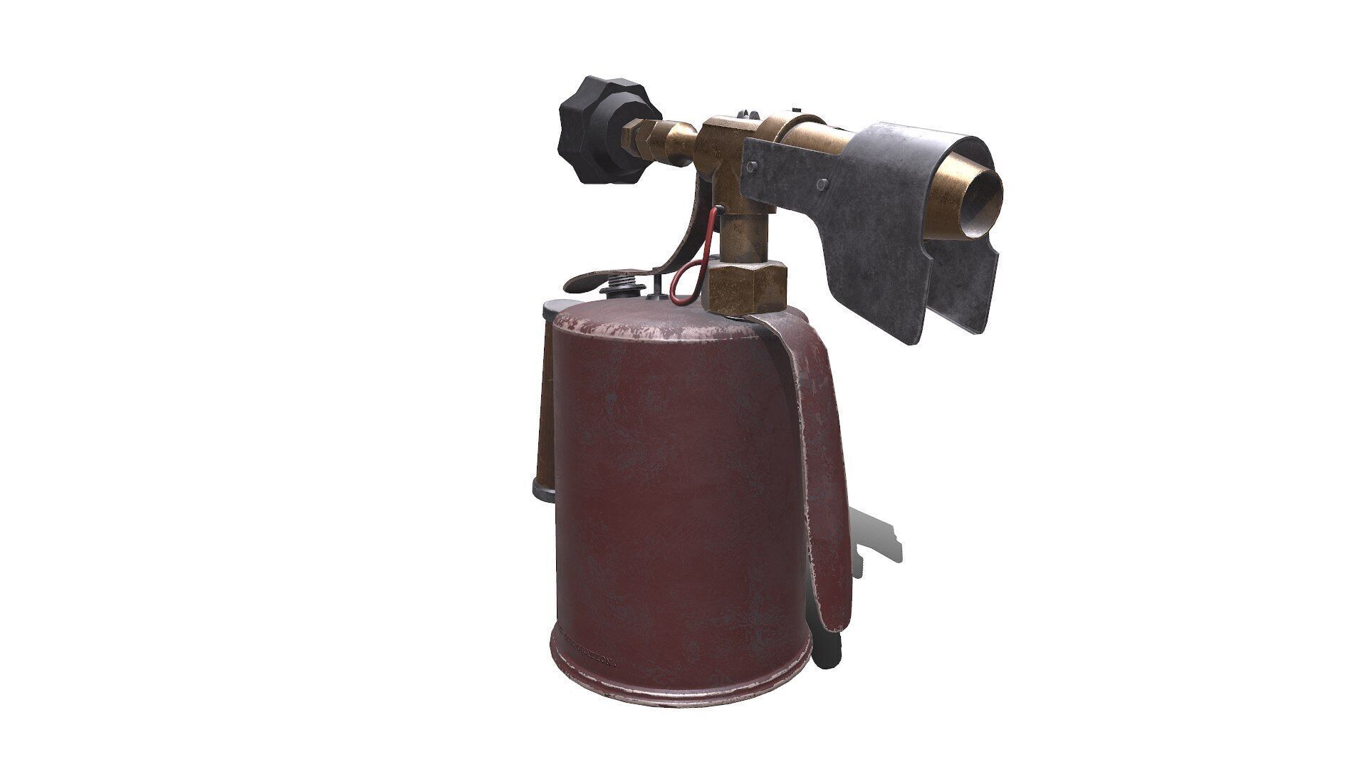 Blowtorch Low-poly PBR Low-poly 3D model_8