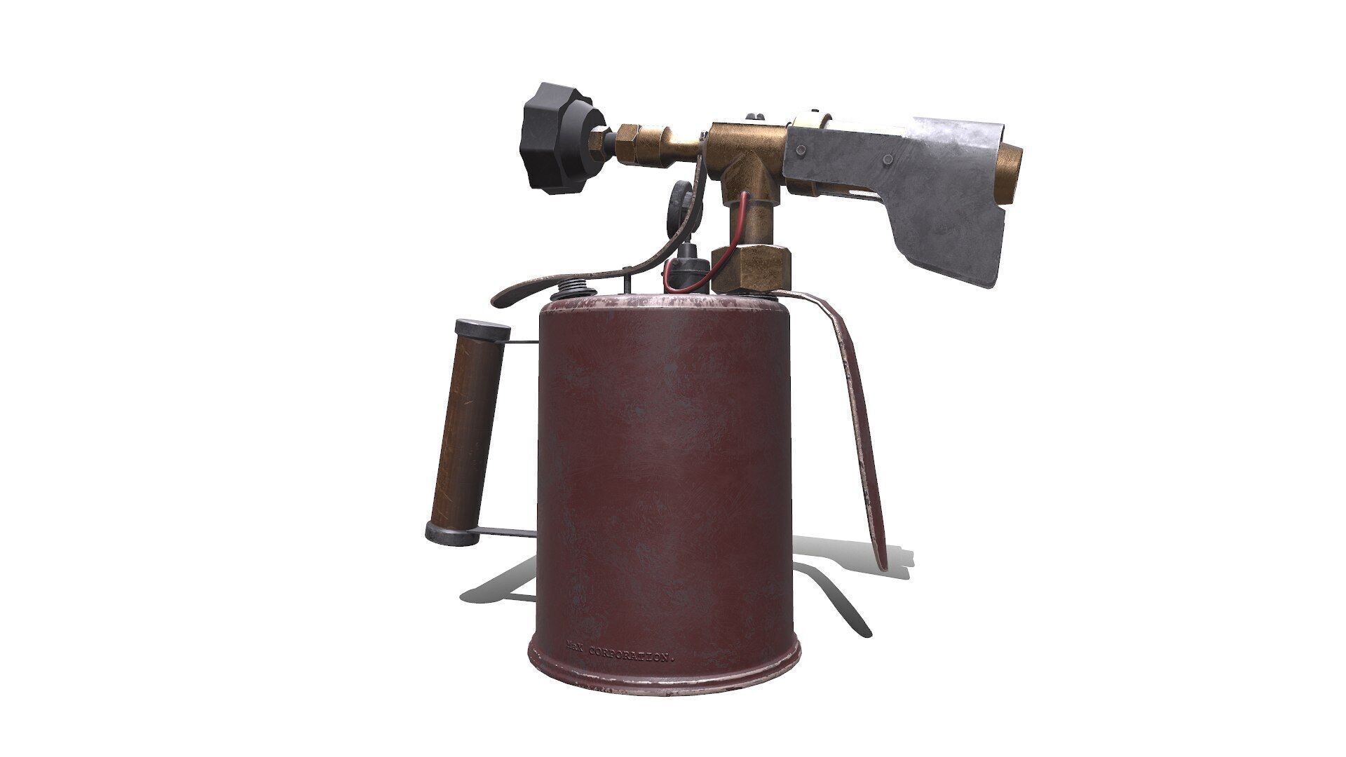 Blowtorch Low-poly PBR Low-poly 3D model_6