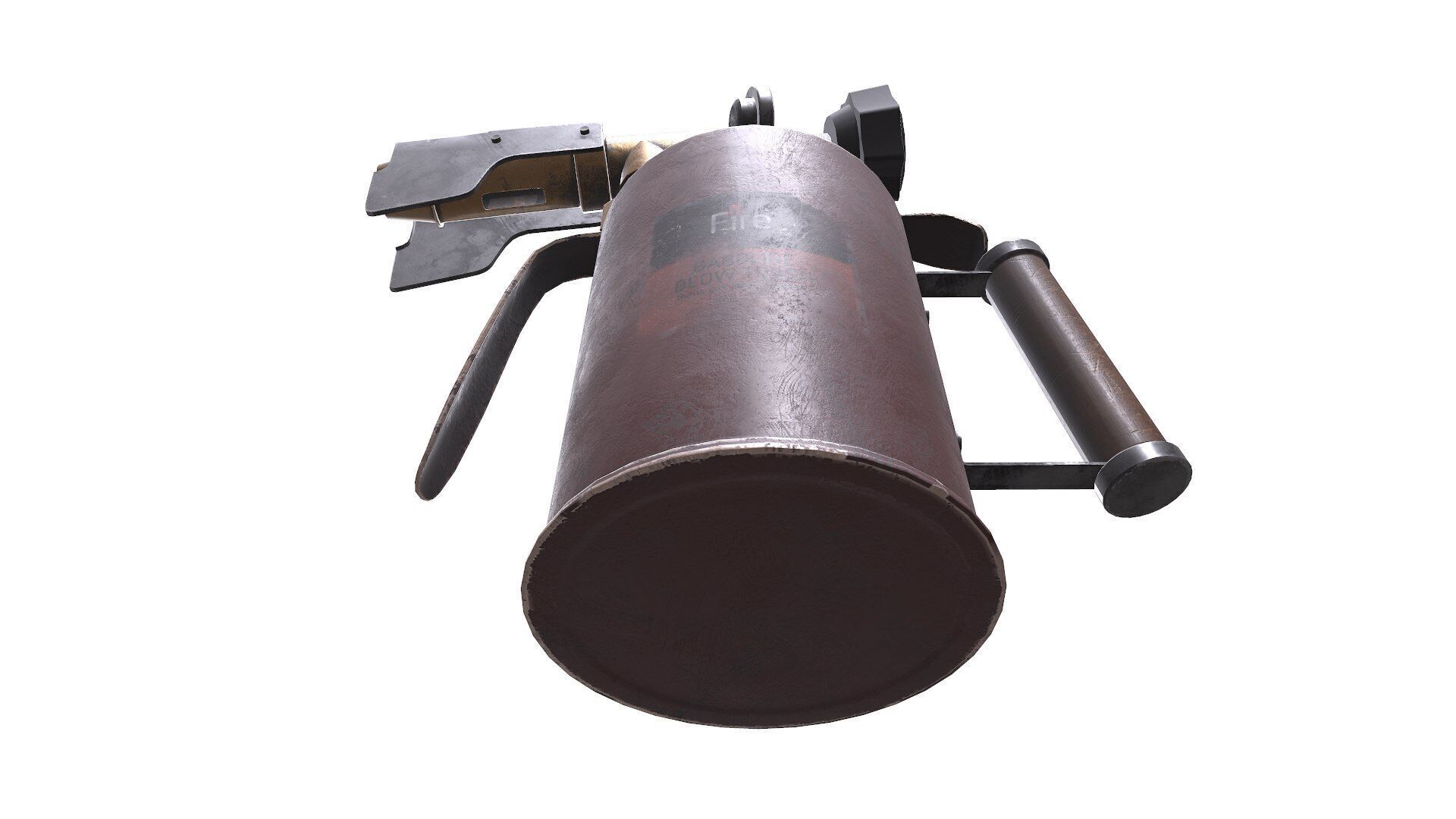 Blowtorch Low-poly PBR Low-poly 3D model_15