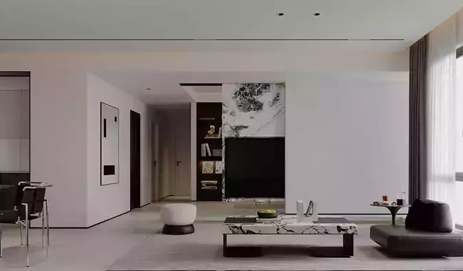 dark living room dining room bedroom