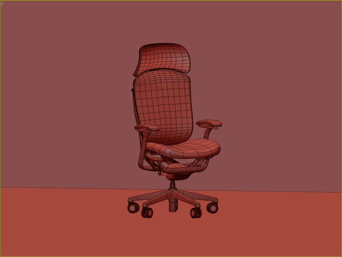 office chair 3D print model_3