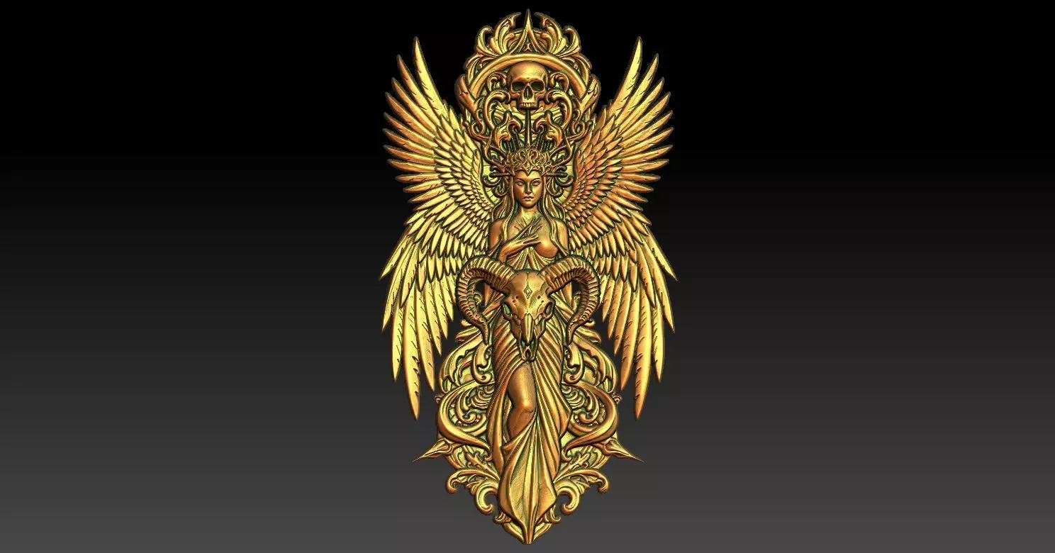 1 Fayth Ongley CNC Relief Model 3D print model