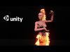 Hell ifrit female low-poly game engine ready 3D model Low-poly 3D model_1