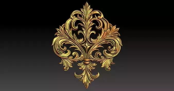 1 ace of spades pattern CNC Relief Model