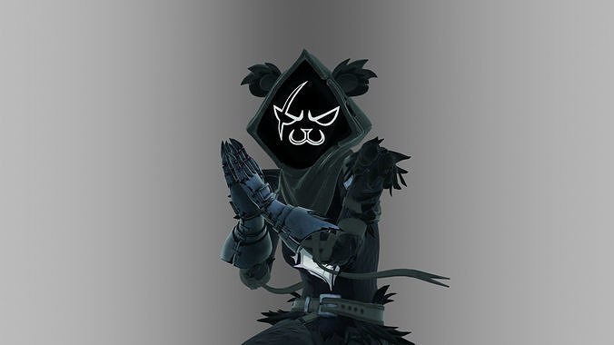 Custom Raven Team Leader Colored Textures 3D model