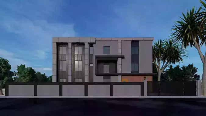 3D MODEL OF A COMMERCIAL BUILDING 