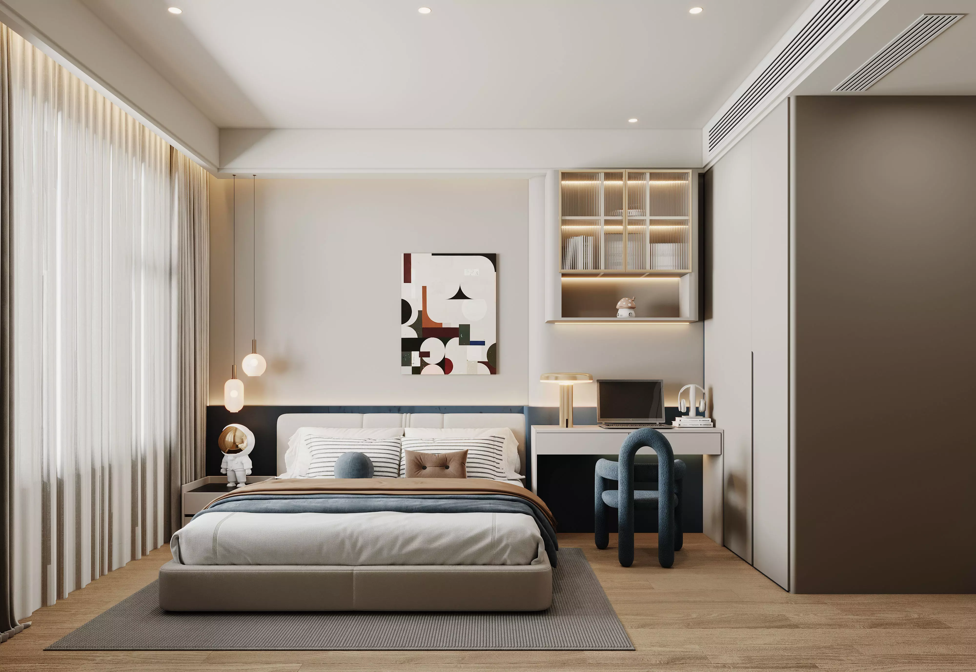 Modern bathroom 3D model_1