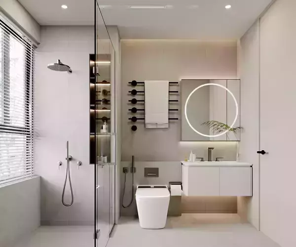 Modern bathroom 3D model