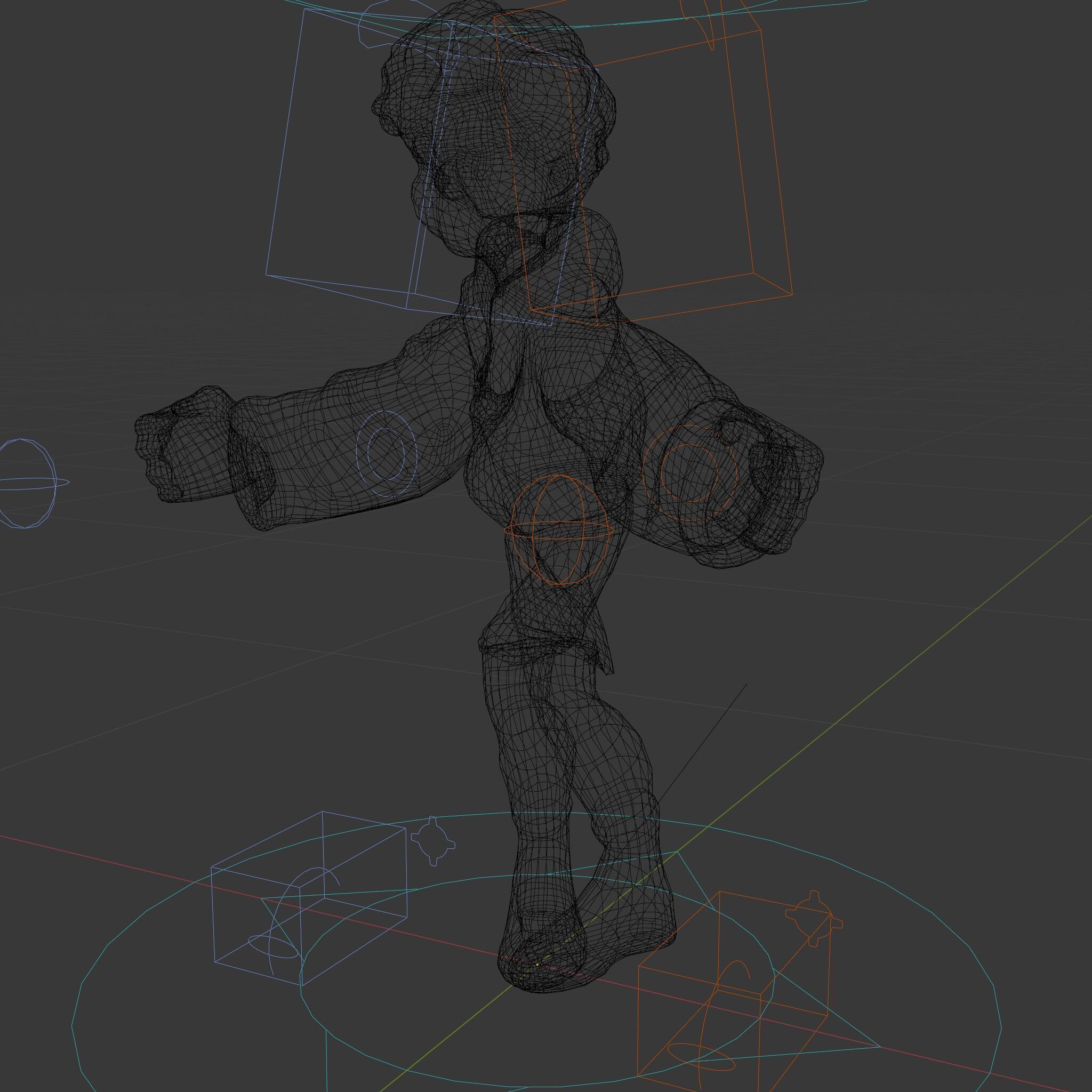Young Boy Character Model Rigged and Animated Low-poly 3D model_10