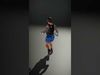 Boxer Character Model Rigged and Animated Low-poly 3D model_2