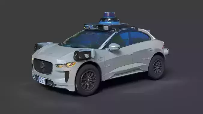 self driving car 3D model