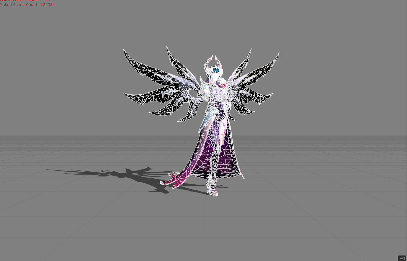 Alice Darknet Tempress Low-poly 3D model_6