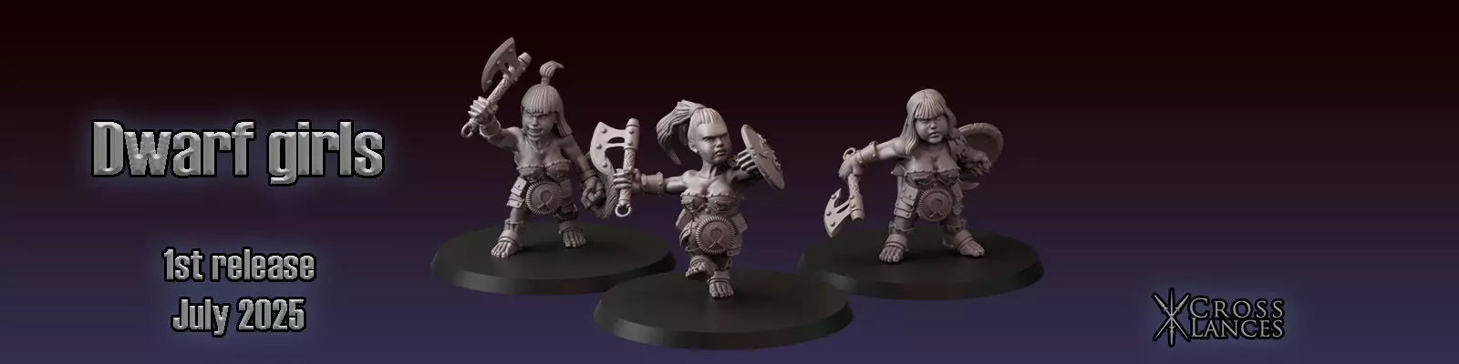 Dwarf Girls 3D print model