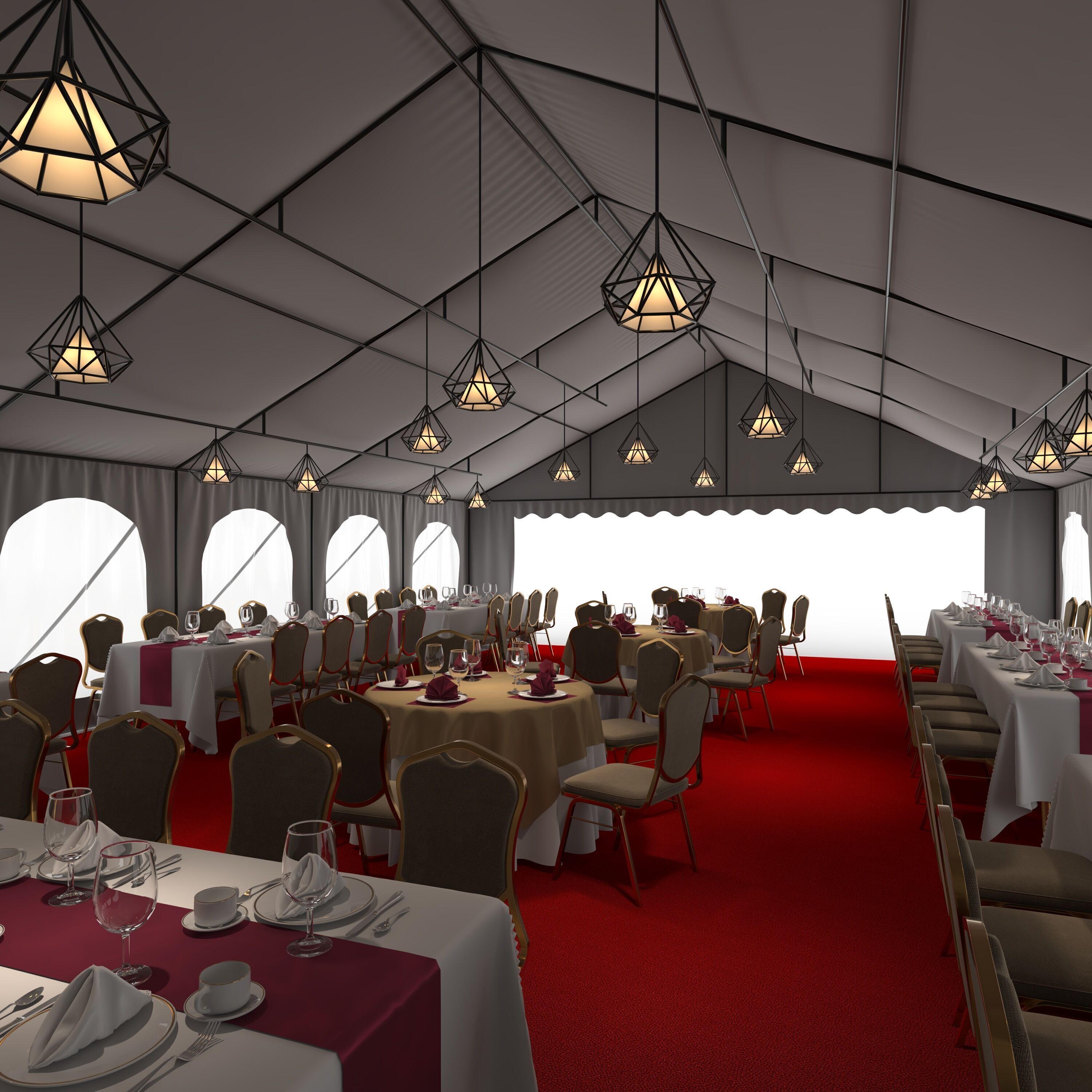 Party Tent 03 3D model_20