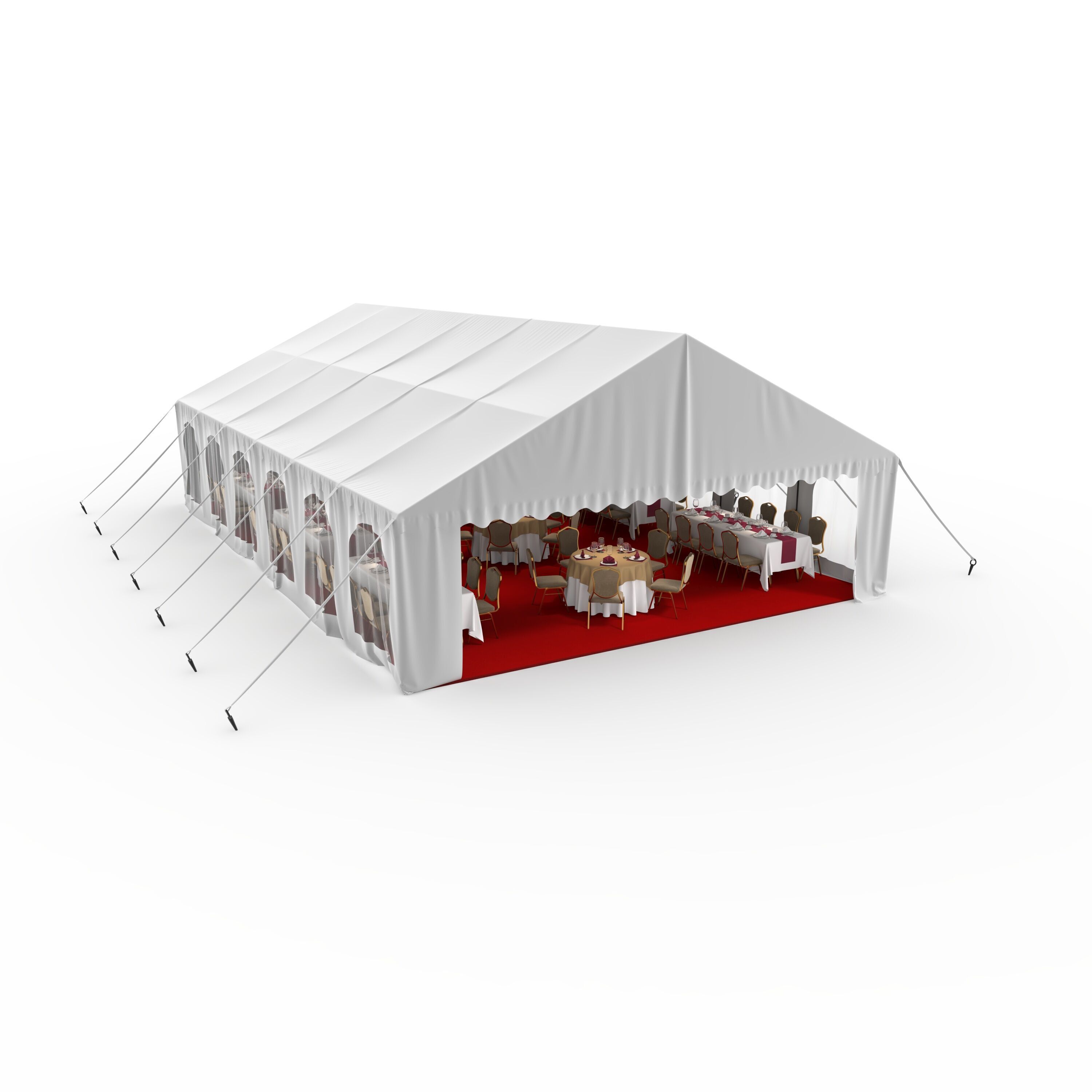 Party Tent 03 3D model_8