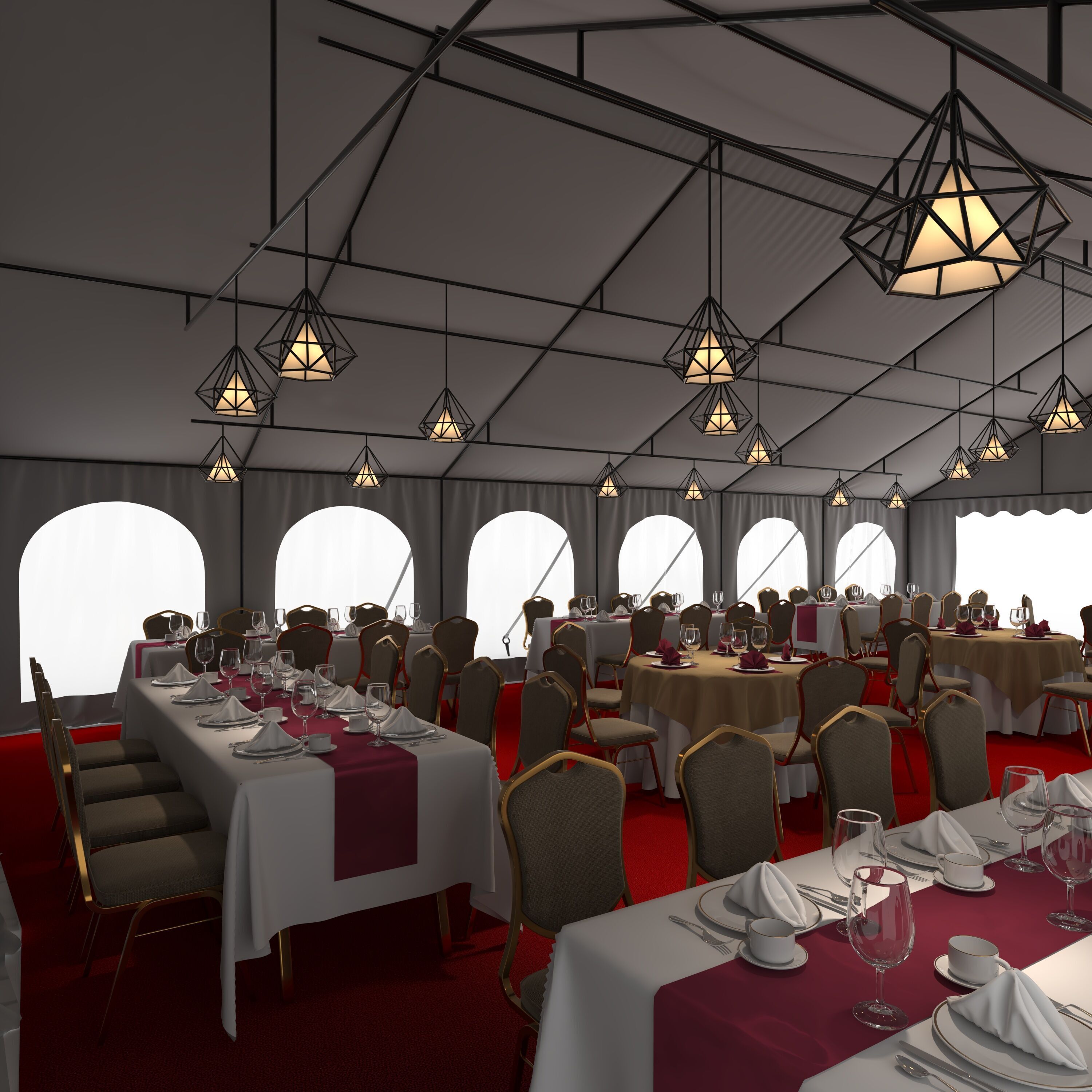 Party Tent 03 3D model_19