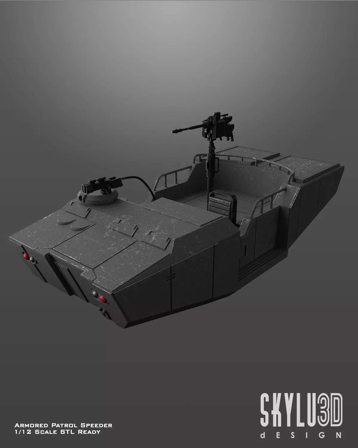 Imperial Armored Speeder One12 Scale 3D Files 3D print model_0