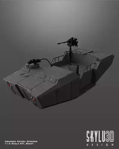 Imperial Armored Speeder One12 Scale 3D Files 3D print model