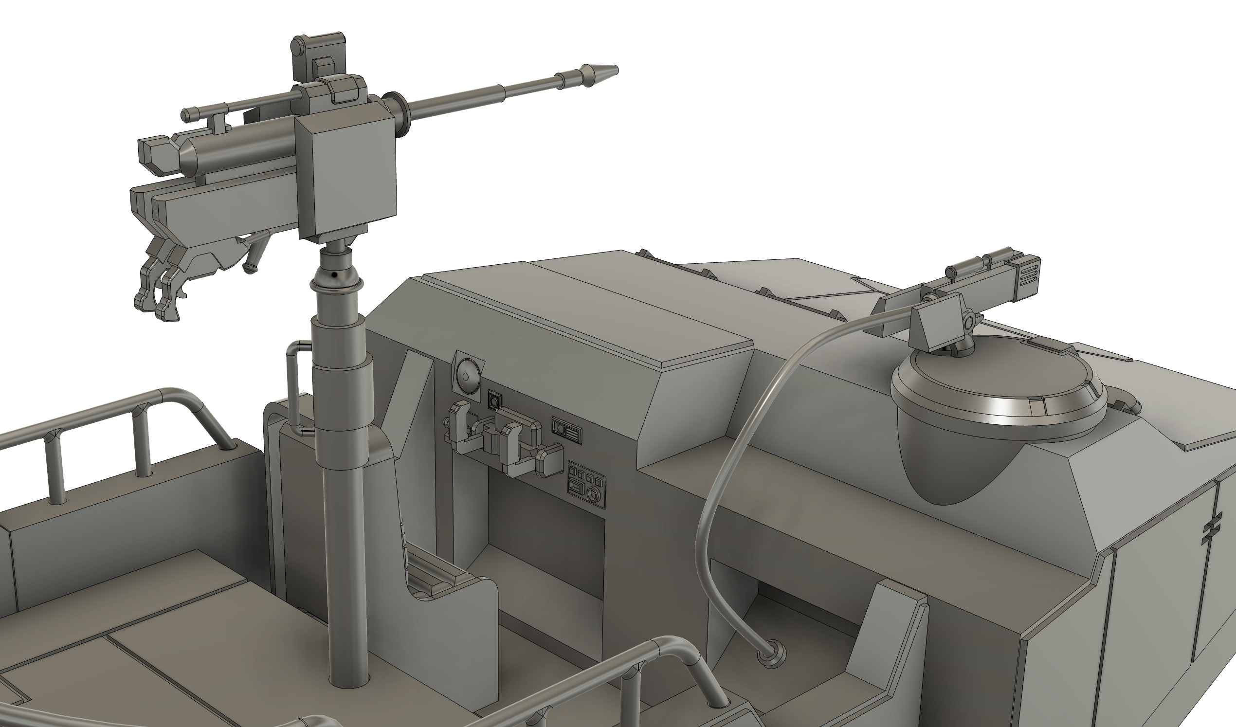 Imperial Armored Speeder One12 Scale 3D Files 3D print model_3