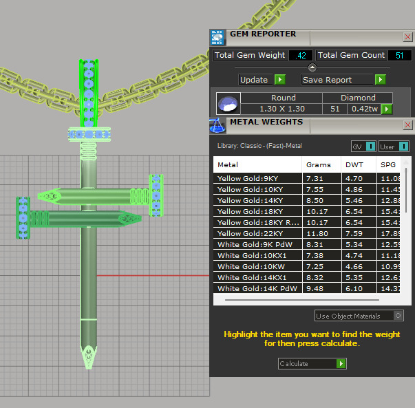  Cartier Elegant Cross a Nail Printing Model 3D print model_12