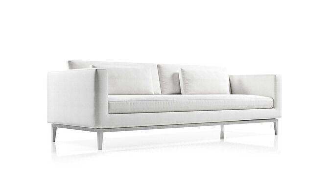 ITALIA SHELTER ARM SOFA 3D model