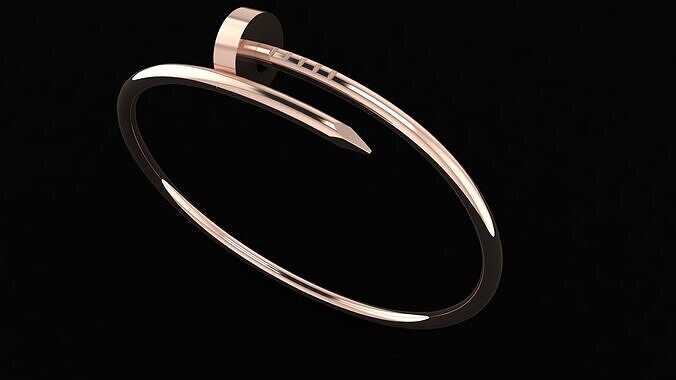 Carter Juste un Clou bracelet printing model 3D print model 3D print model