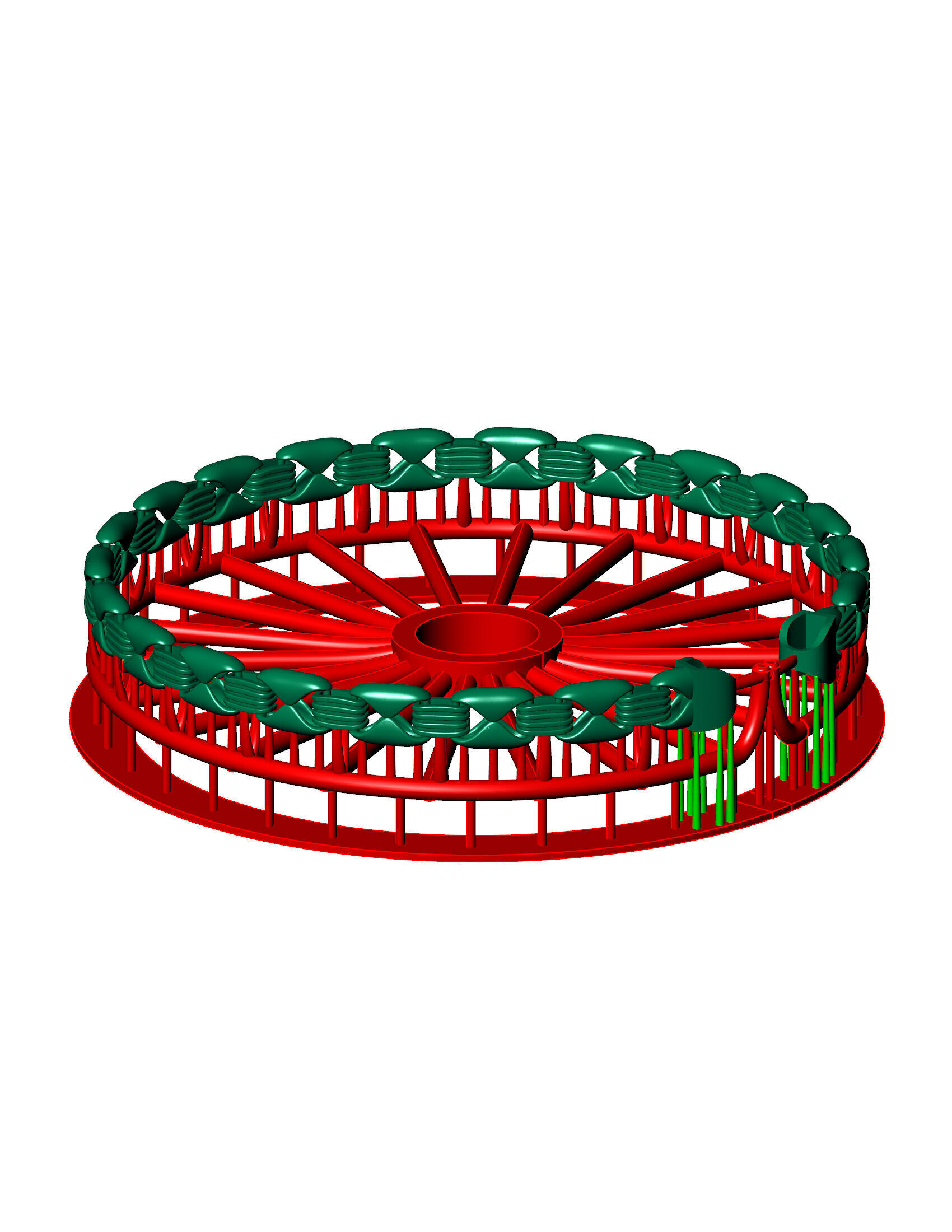 5MM SPIRAL TOP SOLD UNIQUE 3D BRACELET MODEL 3D print model_3