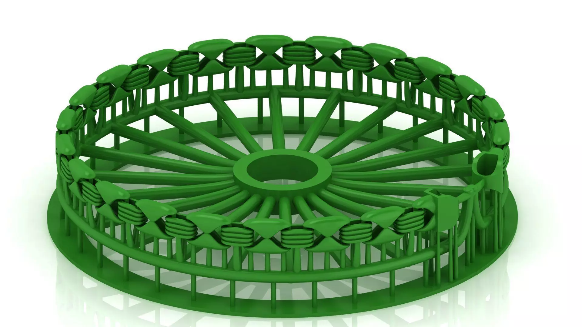 6MM SPIRAL TOP SOLD UNIQUE 3D BRACELET MODEL 3D print model_0