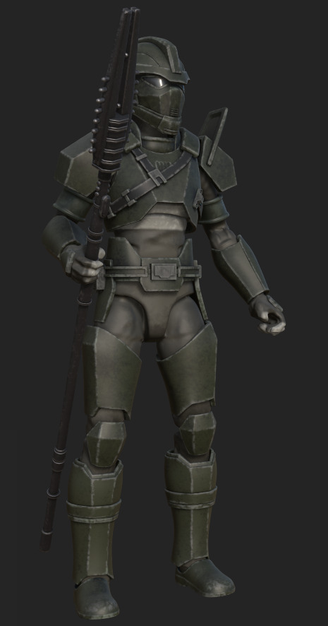 Asssassin Trooper CX-5 Armor One12 Scale Customs STL Files 3D print model_3