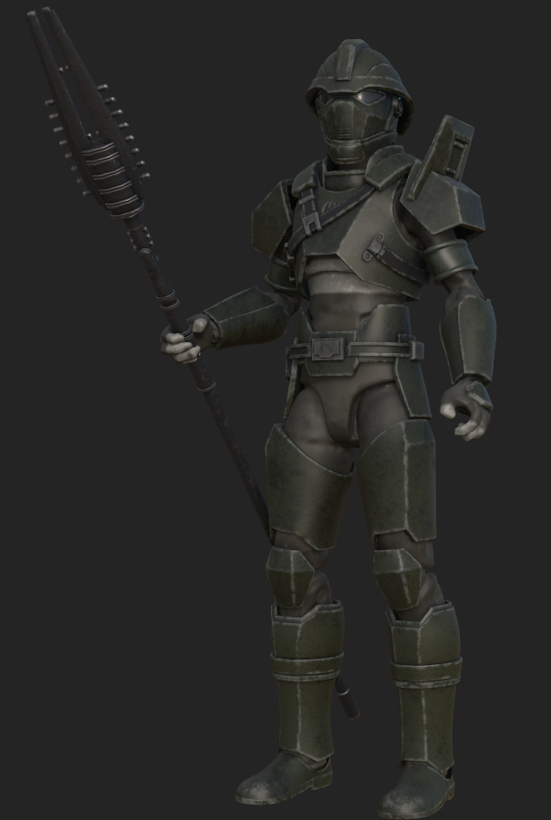 Asssassin Trooper CX-5 Armor One12 Scale Customs STL Files 3D print model_5