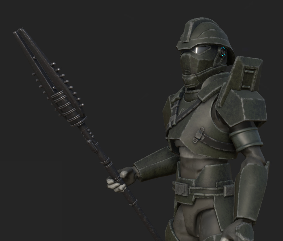 Asssassin Trooper CX-5 Armor One12 Scale Customs STL Files 3D print model_2