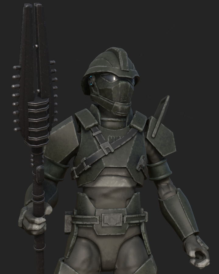 Asssassin Trooper CX-5 Armor One12 Scale Customs STL Files 3D print model_1