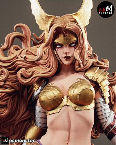 Angela  Aldrif Odinsdottir CHARACTER BY ESM  3D print model