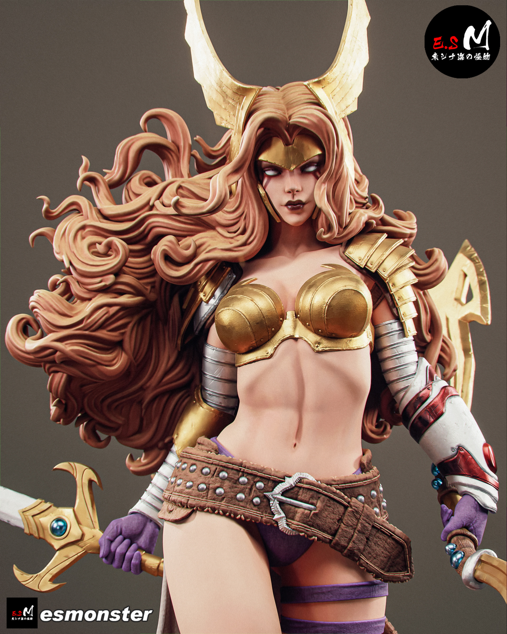 Angela Aldrif Odinsdottir CHARACTER BY ESM 3D print model_26