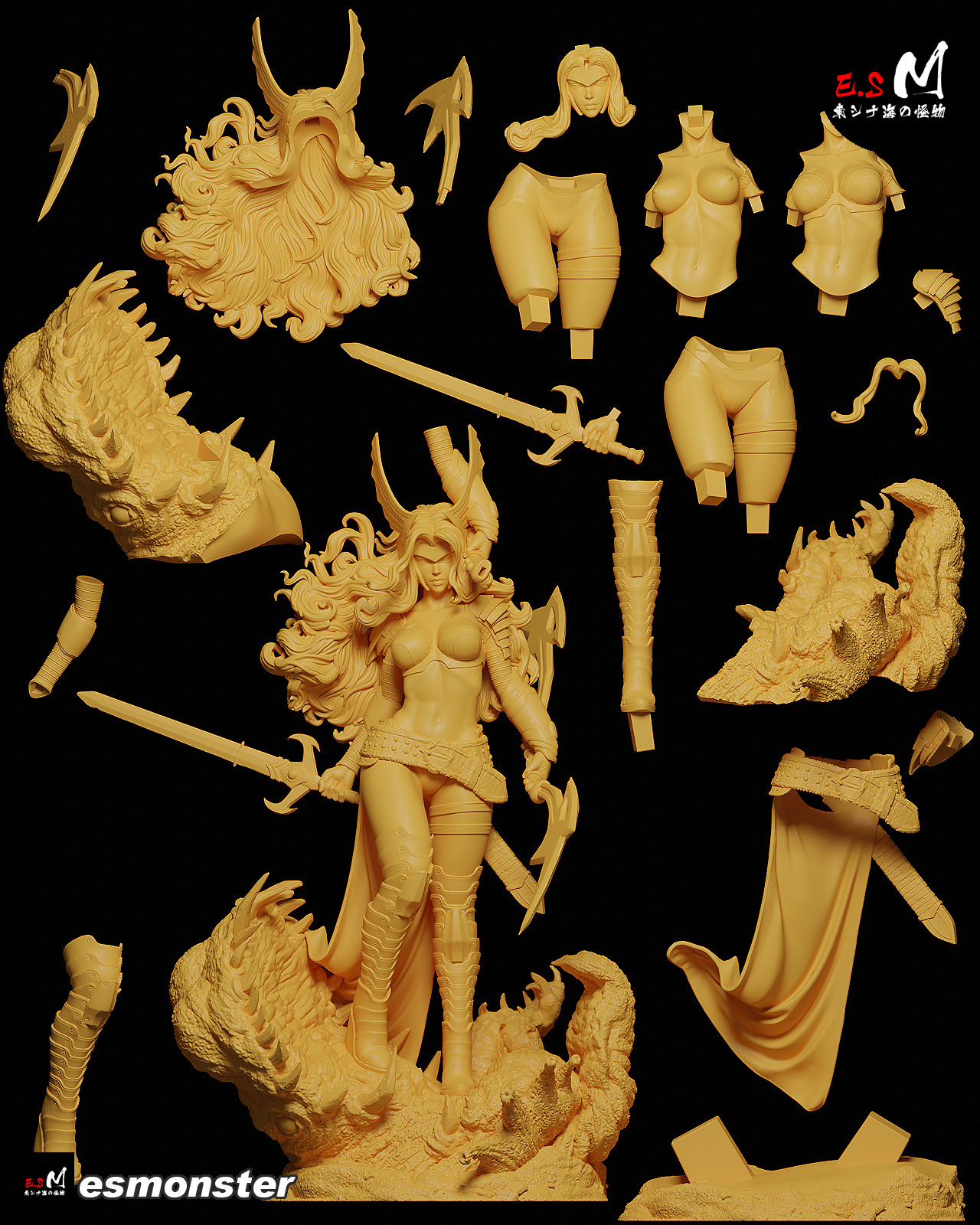 Angela Aldrif Odinsdottir CHARACTER BY ESM 3D print model_27