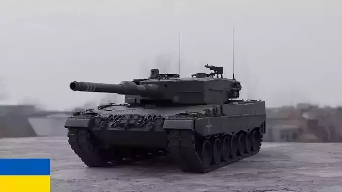 Leopard 2A4 plus Ukrainian Version Textures